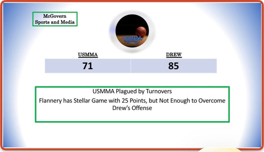 Turnovers Cost USMMA Against Drew
