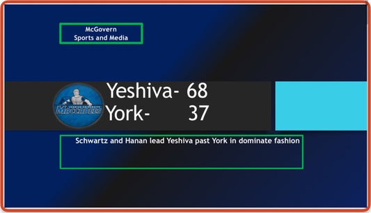 Yeshiva Bests York Lead By Schwartz and Hanan
