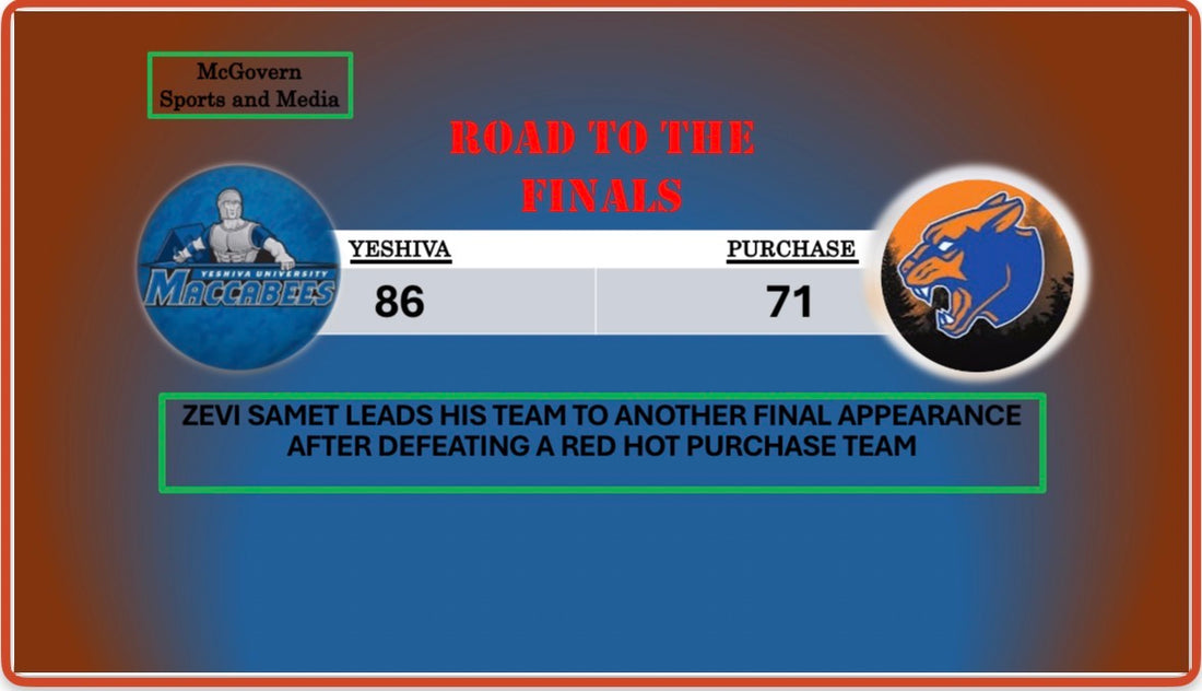 YESHIVA GOING BACK TO THE FINALS