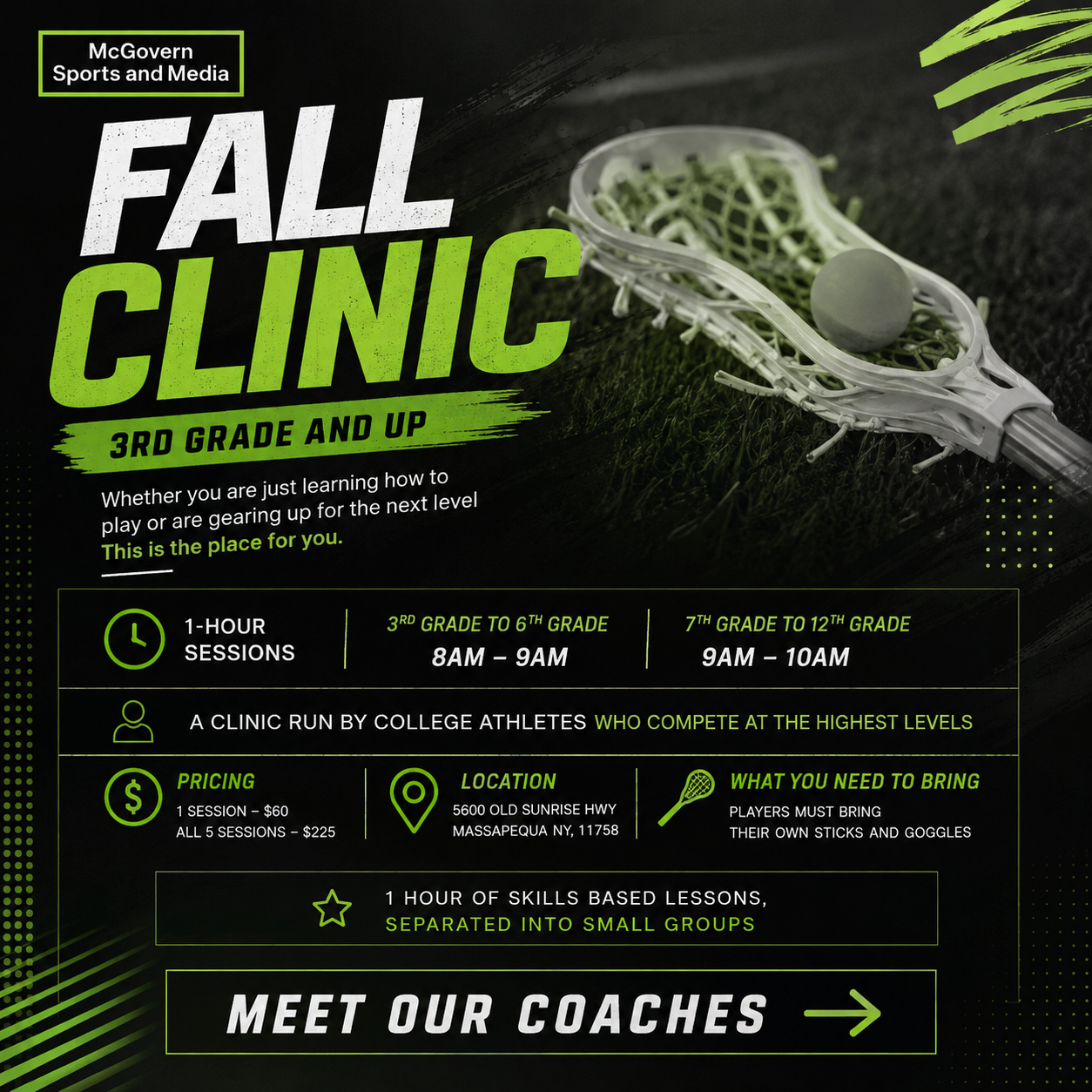 Girls Lacrosse Fall Clinic